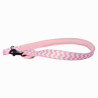 Smycz przepinana dla psa "Pink chevron" | FluffyWalk