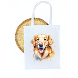 Torba na zakupy, A4 z Golden Retrieverem