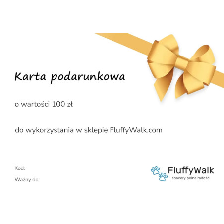 Prezent dla psiarza - wybierz kartę podarunkową | FluffyWalk